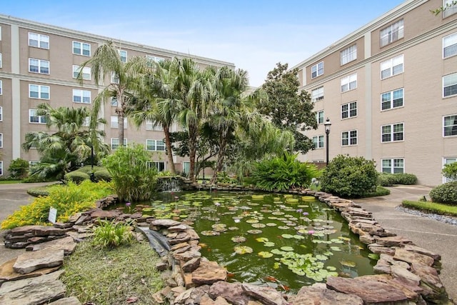 1750 Saint Charles Ave Unit 505, New Orleans, LA 70130 - view of property's community with a garden pond
