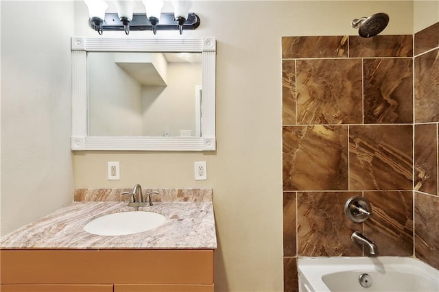 5927 Brighton Pl, New Orleans, LA 70131 - bathroom featuring vanity and shower / tub combination