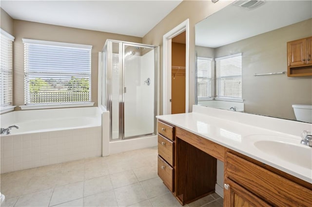 709 Bridle Ct, Covington, LA 70435 - full bathroom with a shower stall, healthy amount of natural light, and vanity