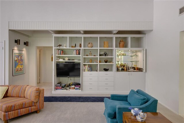 1450 Pine Tree Rd, Opelousas, LA 70570 - view of carpeted living area