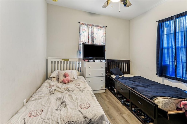 142325 Lamanche St, New Orleans, LA 70117 - bedroom featuring wood finished floors and a ceiling fan