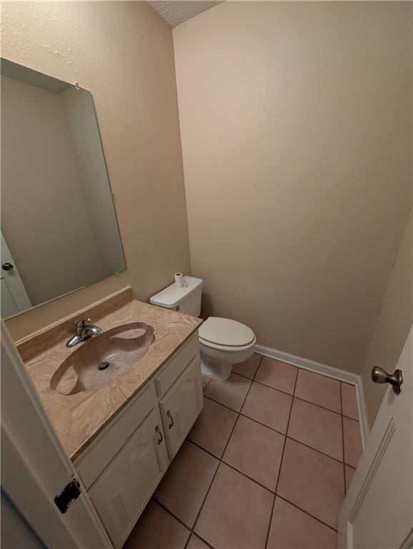 608 Eagle Dr, Slidell, LA 70461 - bathroom featuring toilet, vanity, and tile patterned flooring