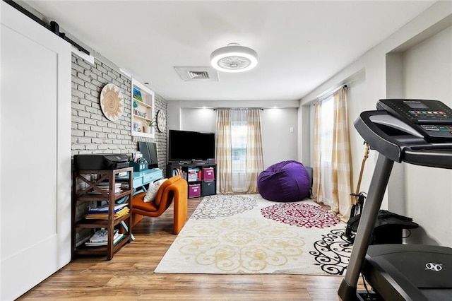 9 Osborne Ave, Kenner, LA 70065 - workout area featuring wood finished floors