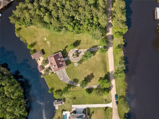 59394 E Harbor Ln, Lacombe, LA 70445 - aerial view of property and surrounding area featuring a nearby body of water