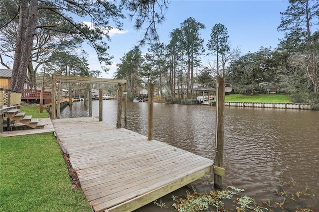 25 Woodvine Ct, Covington, LA 70433 - dock featuring a water view