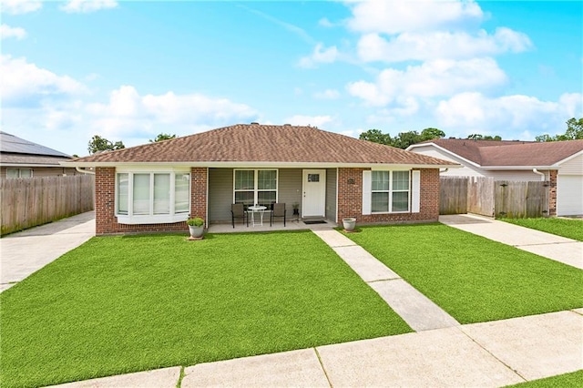 2717 Collette Dr, Marrero, LA 70072 - single story home with brick siding, concrete driveway, and covered porch