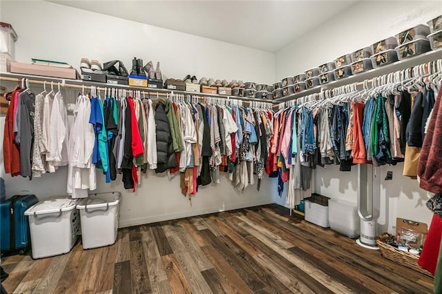 521 Lakeshore Village Ln, Slidell, LA 70461 - spacious closet with wood finished floors