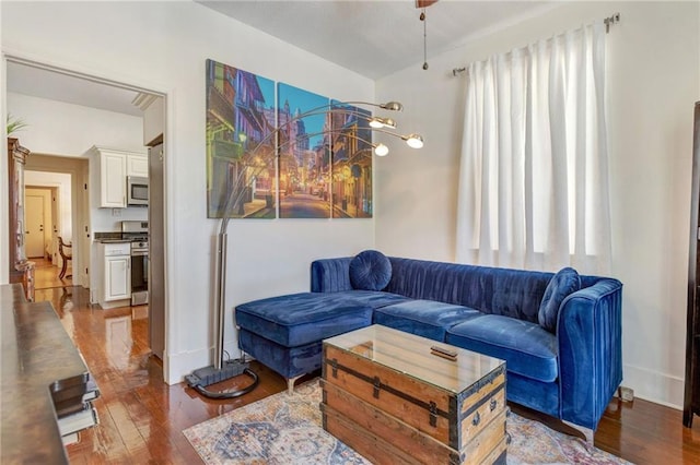 2409-11 St Ann St, New Orleans, LA 70119 - living room with wood finished floors