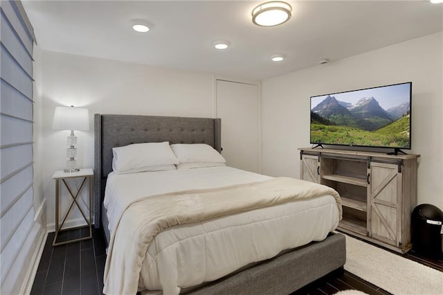 2409-11 St Ann St, New Orleans, LA 70119 - bedroom featuring recessed lighting and wood finished floors