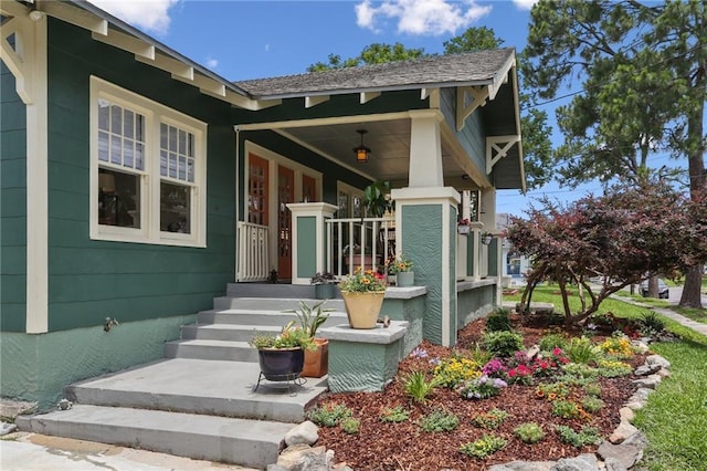 4462 Lafaye St, New Orleans, LA 70122 - property entrance with covered porch