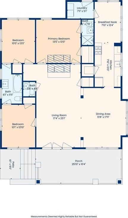4462 Lafaye St, New Orleans, LA 70122 - floor plan / room layout