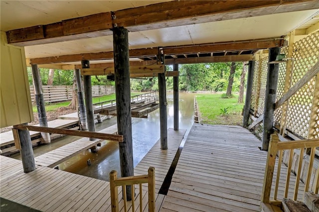 10152 Lawrence Rd, Hammond, LA 70403 - dock area featuring a yard