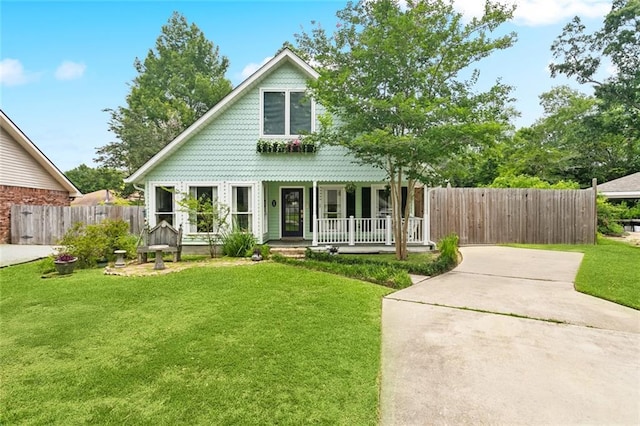 265 Cindy Lou Pl, Mandeville, LA 70448 - view of front of home with covered porch