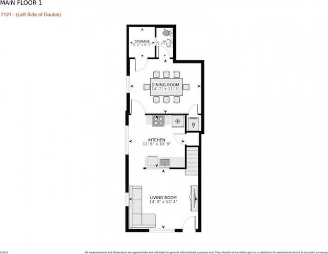 711921 Marshal Foch St, New Orleans, LA 70124 - home floor plan