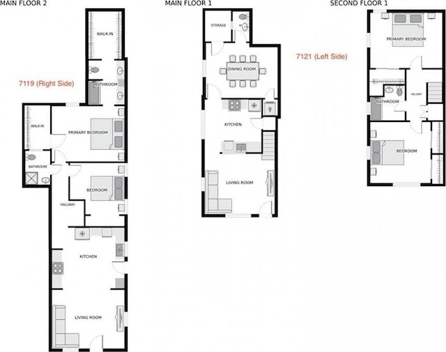 711921 Marshal Foch St, New Orleans, LA 70124 - floor plan / room layout