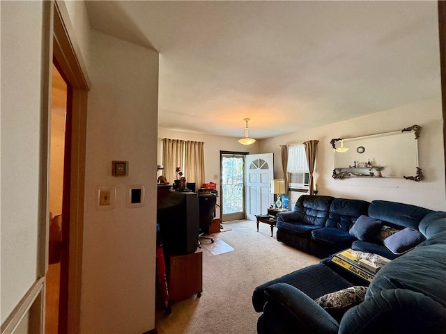 3754 Roman St, Metairie, LA 70001 - carpeted living room featuring cooling unit