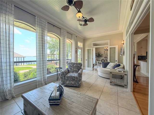 2044 S Lakeshore Blvd, Slidell, LA 70461 - sunroom featuring a water view