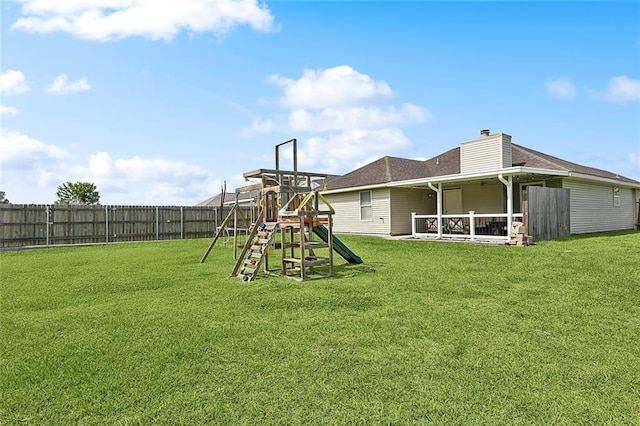 4824 Grand Bayou Dr, Marrero, LA 70072 - view of jungle gym