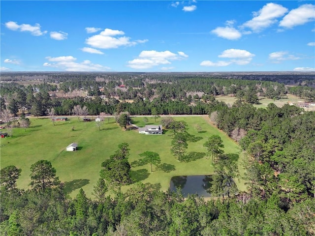 20 Sunset Ln, Carriere, MS 39426 - aerial view of property and surrounding area with a large body of water and a heavily wooded area