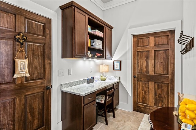 789 Rue St Germain St, Covington, LA 70433 - bathroom with baseboards, tile patterned flooring, and crown molding