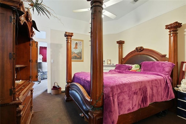 232830 Frenchmen St, New Orleans, LA 70119 - carpeted bedroom with ceiling fan