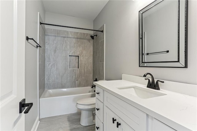 220 Trudeau Dr, Metairie, LA 70003 - full bath with vanity, toilet, and  shower combination