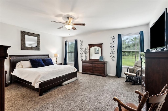 40315 Cypress Reserve Blvd, Ponchatoula, LA 70454 - bedroom featuring carpet flooring, ceiling fan, and baseboards