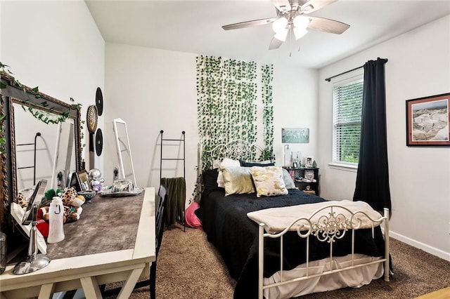40315 Cypress Reserve Blvd, Ponchatoula, LA 70454 - carpeted bedroom featuring baseboards and a ceiling fan