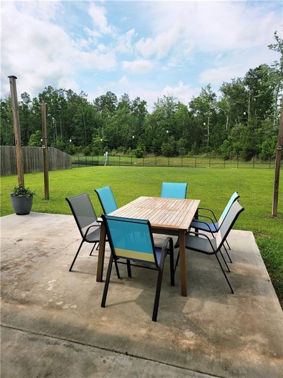 40315 Cypress Reserve Blvd, Ponchatoula, LA 70454 - view of patio featuring outdoor dining space