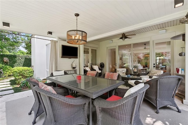 109 Northline St, Metairie, LA 70005 - view of patio with outdoor dining area