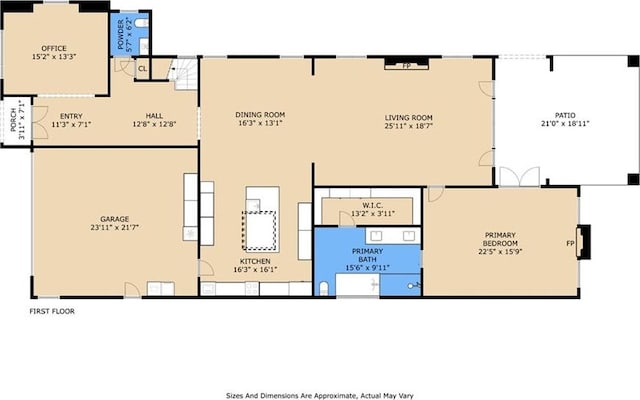 109 Northline St, Metairie, LA 70005 - home floor plan