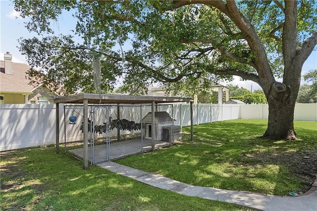 126 Rue Acadian, Belle Chasse, LA 70037 - view of yard with an outdoor structure