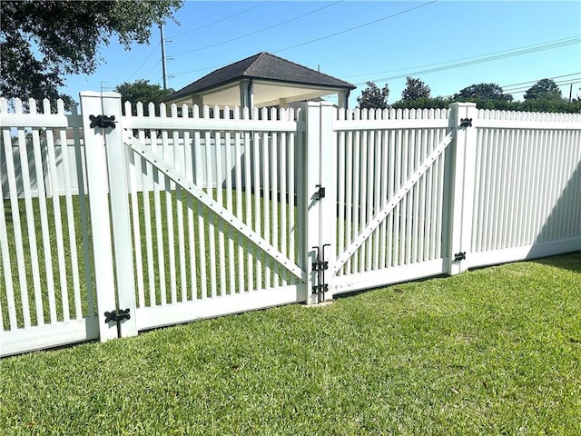 126 Rue Acadian, Belle Chasse, LA 70037 - view of gate
