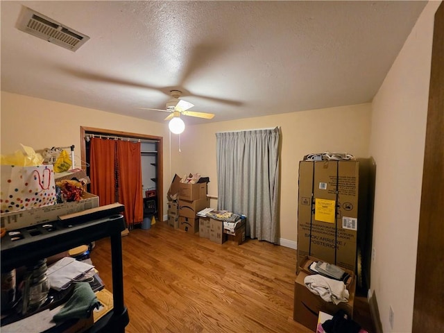 46282 Morris Rd, Hammond, LA 70401 - bedroom featuring light wood finished floors and ceiling fan