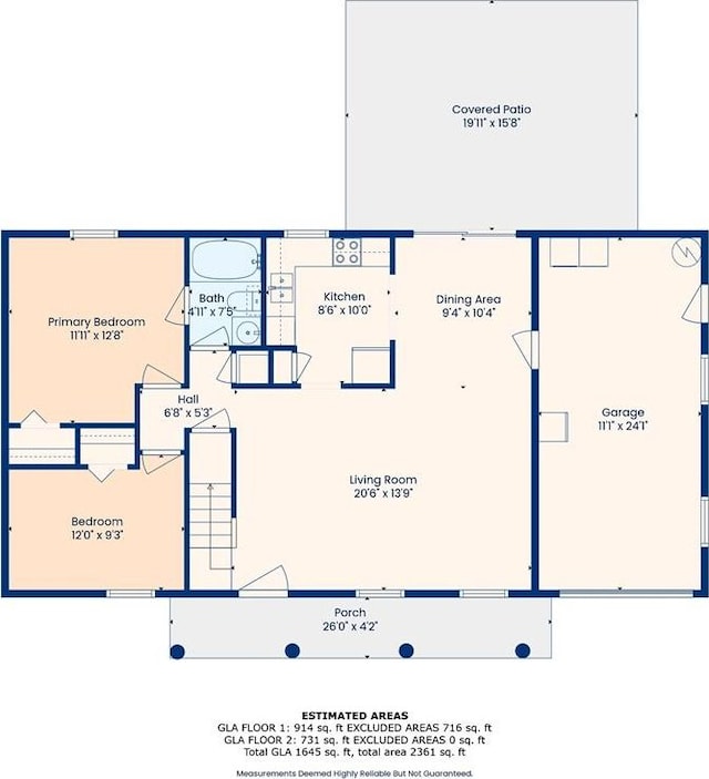 1017 Ridgefield Dr, La Place, LA 70068 - room layout