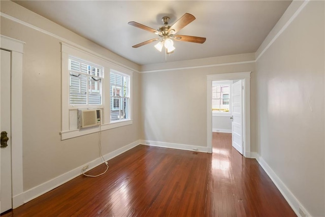 221012 Pine St, New Orleans, LA 70118 - spare room featuring plenty of natural light, wood finished floors, and ceiling fan