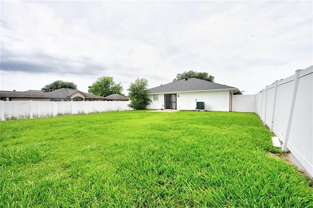 7701 Allison Rd, New Orleans, LA 70126 - view of yard with central AC