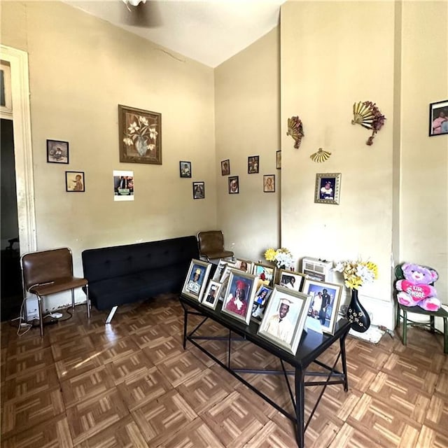 1432-1434 Ursulines Ave, New Orleans, LA 70116 - living area featuring high vaulted ceiling