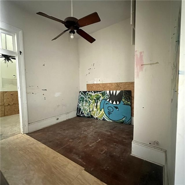 1432-1434 Ursulines Ave, New Orleans, LA 70116 - spare room with ceiling fan and lofted ceiling