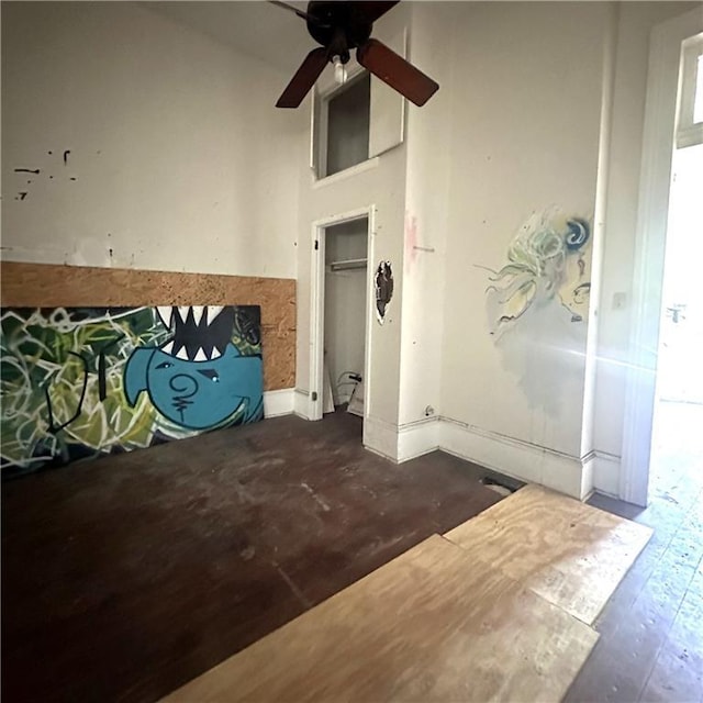 1432-1434 Ursulines Ave, New Orleans, LA 70116 - unfurnished bedroom with dark wood-type flooring
