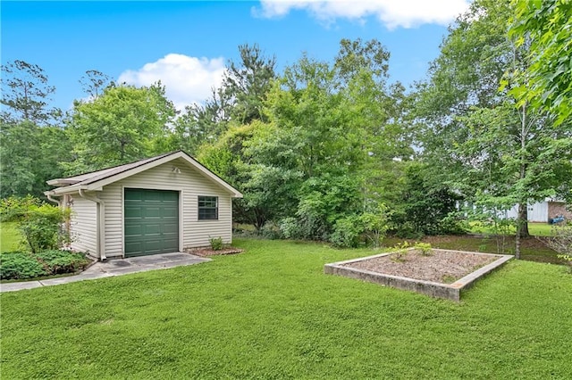 505 Hermitage Ct, Pearl River, LA 70452 - view of grassy yard with an outbuilding
