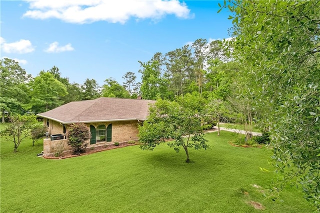 505 Hermitage Ct, Pearl River, LA 70452 - view of front of home featuring a front lawn and brick siding