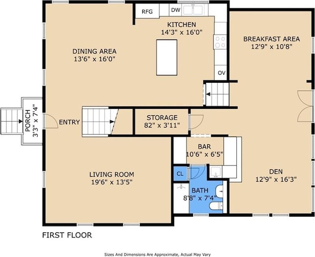 5878 General Diaz St, New Orleans, LA 70124 - room layout