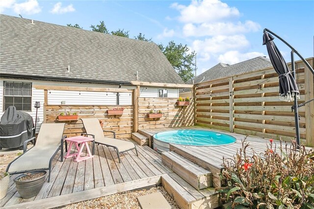 352 Moonraker Dr, Slidell, LA 70461 - deck featuring area for grilling