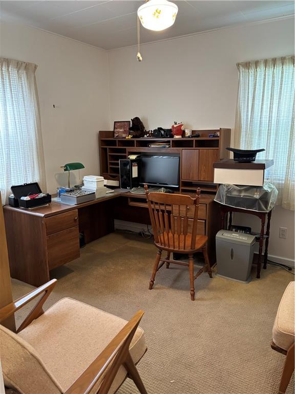 905 Lurline Dr, Jefferson, LA 70121 - office area featuring light carpet