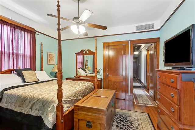 115 N Scott St, New Orleans, LA 70119 - bedroom featuring wood finished floors