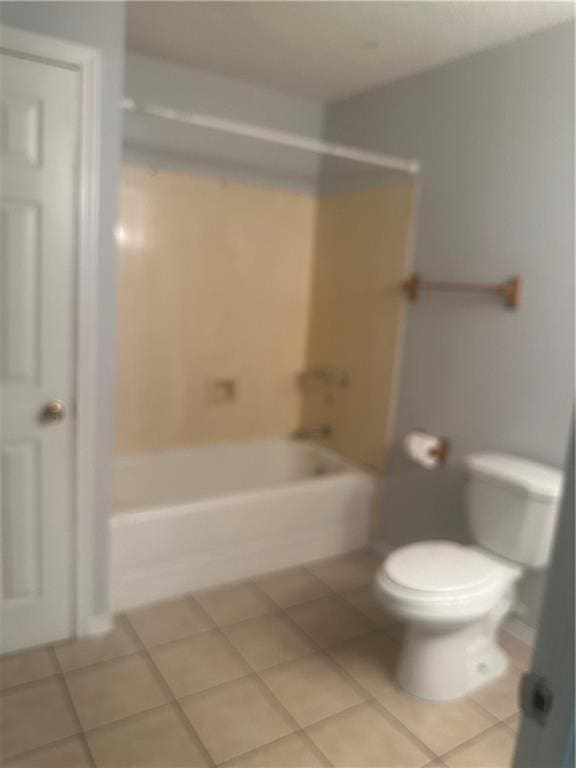 25594 W Spruce St, Lacombe, LA 70445 - full bath with tile patterned floors, toilet, and bathing tub / shower combination