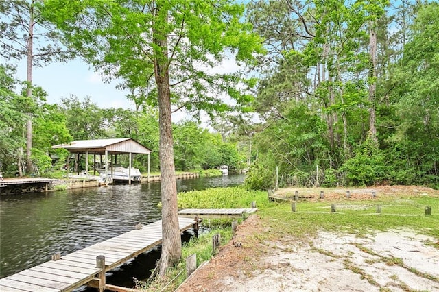 27044 Lucille Dr, Lacombe, LA 70445 - dock featuring a water view