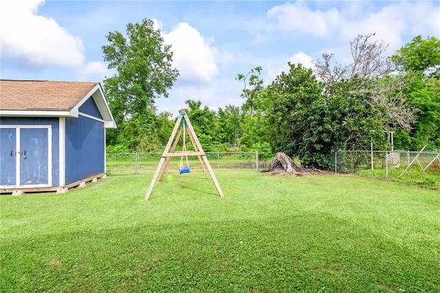 326 Barton Ave, Luling, LA 70070 - view of yard with a playground
