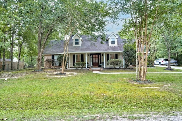 21360 Stire St, Abita Springs, LA 70420 - cape cod home featuring covered porch